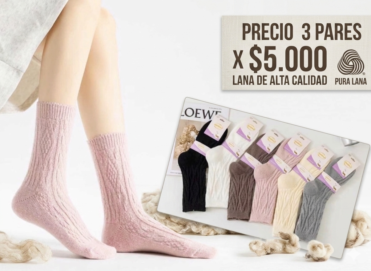 x Calcetines de Lana