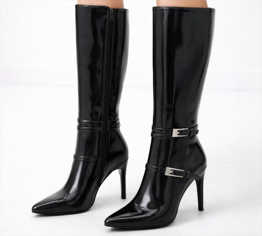 Bota Charol Negro